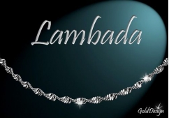 Lambada 2- náramek rhodium